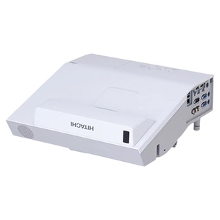 日立短焦近距离投影仪4k高清可连手机wifi无线连接书法培训展台教学专用全息空气成像KTV投影机家用安卓智能