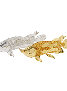 铜心满福《金龙鱼》纯铜鲤鱼摆件
