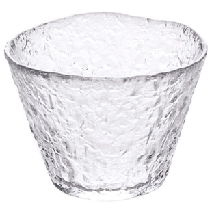 [cocostyle]日本原装ADERIA津轻初雪锤纹玻璃茶杯功夫茶杯玻璃碗