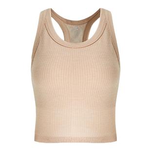 菲卡沫莉STRIPE固定杯夏轻薄透气外穿轻运动瑜伽普拉提收副乳背心