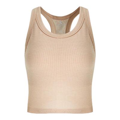 菲卡沫莉轻薄透气自带罩杯背心