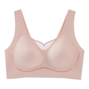 HR赫莲娜内衣网纱舒适小胸聚拢无痕内衣无钢圈文胸2025年新款爆款