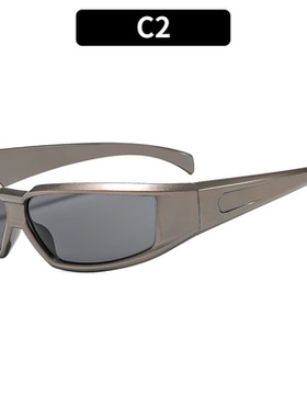 个性嘻哈朋克百搭白粉色太阳眼镜