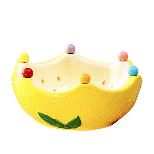 北欧轻奢水果盘带叉子套装家用客厅茶几高颜值零食盘乔迁新居礼物