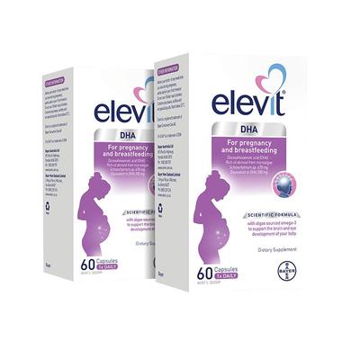 哺乳期elevit藻油软胶囊孕妇专用