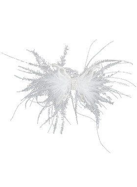 羽毛蝴蝶开口独特戒指女