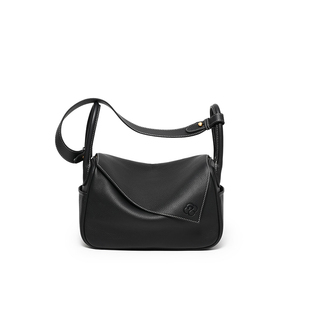 【王楚然同款】宫选元宝包头层牛皮枕头包单肩斜挎包通勤腋下包