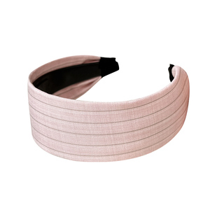 甜美粉色系波点褶皱宽边发箍女高颅顶头箍洗脸压发捆发卡头窟发饰