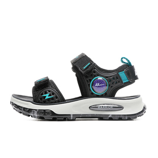 回力官方旗舰店男童露趾凉鞋2025夏季新款儿童潮款软底百搭沙滩鞋