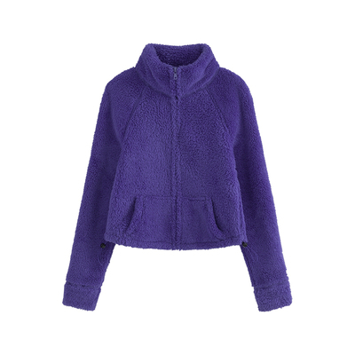 王润原创SOHANA2025美式长绒摇粒绒外套厚实秋冬修身休闲轻便外套