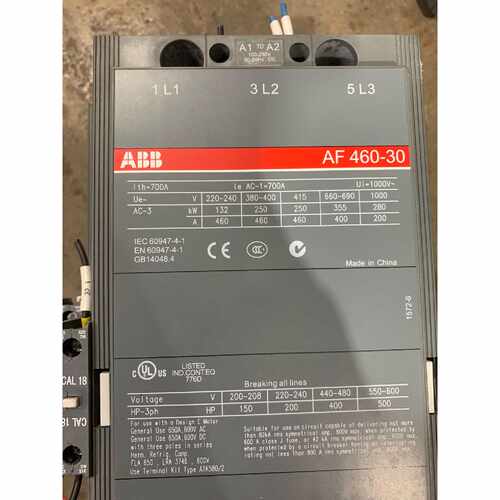 非标价ABB接触器AF46030线圈100250VDC实议价