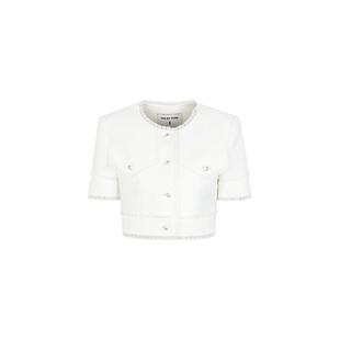 YES BY YESIR叶谦原创设计师春新款女士提花香风名媛外套