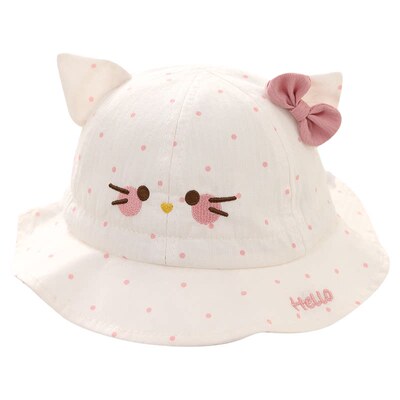 婧麒新生儿宝宝渔夫帽防晒帽