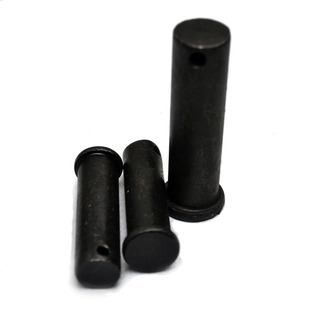 GB882销轴B型孔带 圆柱销轴平头T型销5681012M14M16M20M25M30碳钢