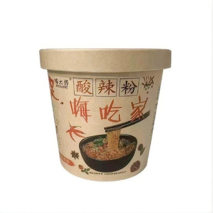 网红酸辣粉细粉大桶装方便速食夜宵宿舍冲泡即食整箱自热嗨吃家