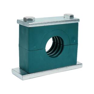 重型塑料液压单双孔管夹管卡船用固定夹THPG1固定件镀锌焊接底板