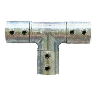 家用明装金属线管t型三通接头