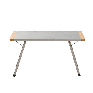 黑鹿不锈钢折叠桌便携车载野营烧烤桌子户外庭院野餐烧烤竹木小桌