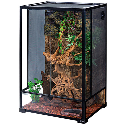 REPTIZOO瑞皮树栖饲养箱角蛙睫角守宫鬓狮蜥蜴蛇爬宠虫雨林缸造景