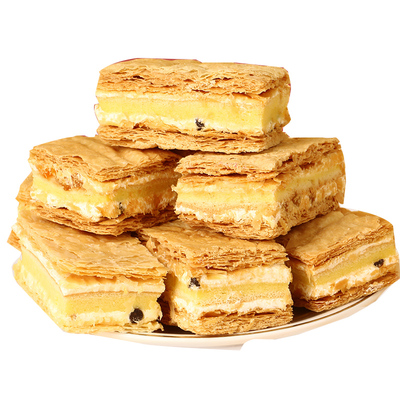 甄磨坊拿破仑蛋糕酥千层奶油蛋糕