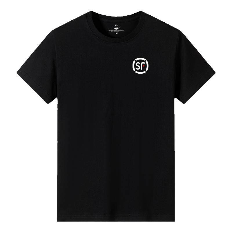 顺丰速运工作服纯棉短袖T恤定制快递工装广告文化衫半袖印字logo