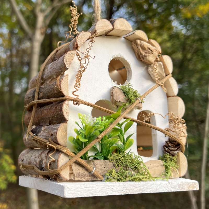 木质小房子摆设挂件户外庭院花园幼儿园自然角装饰摆件道具布置