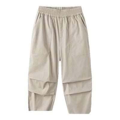 巴拉巴拉束口降落伞裤男女童