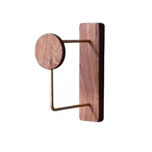 素风实木衣架壁挂衣架收纳架卧室挂衣架家用简易收纳架挂衣服架子