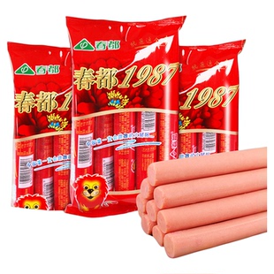 春都1987特级火腿肠王中王泡面搭档香肠网红儿时记忆零食整箱批发