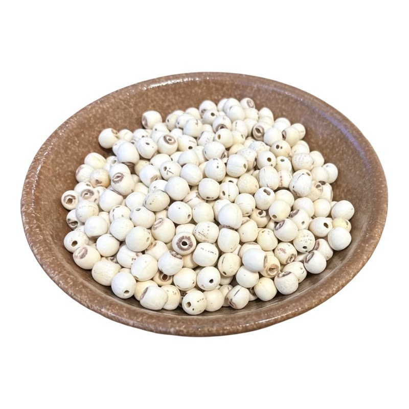 去芯白莲干货带芯莲子米磨皮无硫
