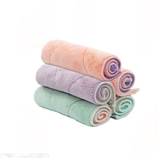 双一微纤维柔软强吸水不易掉毛抹布不易沾油清洁布厨房毛巾擦桌布