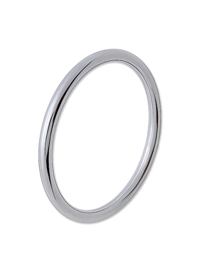 M.W18K白金素圈戒指男女情侣对戒