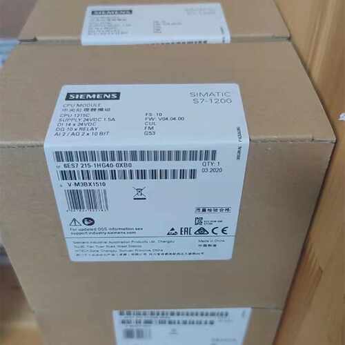 议价全新S7-1200西门子CPU模拟量模块6ES7215-1AG40/1BG40/1HG40-