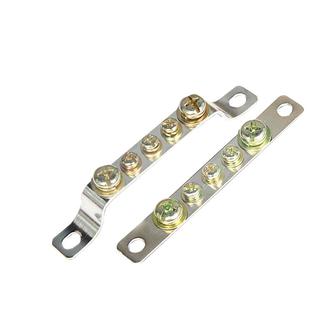 加厚五孔地排零排3*25/3*30单双接地端子2*15/2*20配电柜接地排