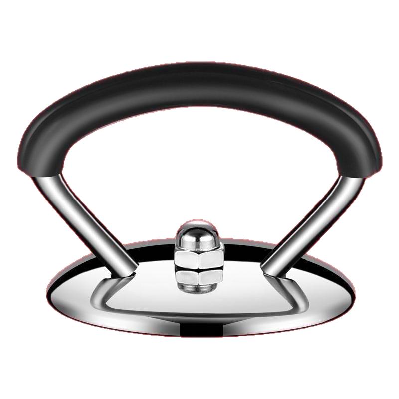 不锈钢硅胶防烫耐高温通用锅盖把手家用锅盖帽提手玻璃头把手配件