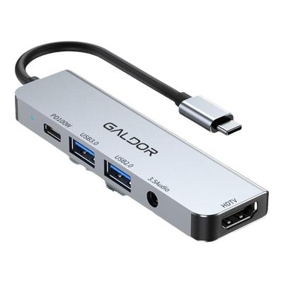 USBC扩展坞耳机音频口高多