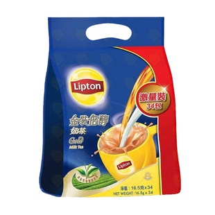 香港版lipton立顿金装倍醇奶茶即冲速溶香浓港式风味冷热休闲饮品