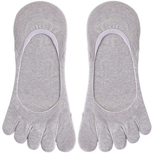 五指袜子女纯棉船袜浅口短袜春夏季薄款防臭分趾袜防滑不掉跟隐形