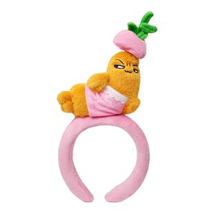 甘肃省博物馆文创毛绒发箍黄芪土豆头箍马踏飞燕发卡生日新年礼物