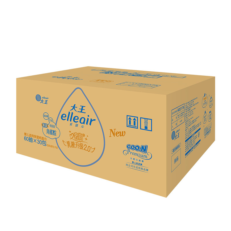 Elleair/大王爱璐儿新生儿抽纸巾
