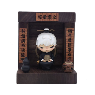 逗木 慧福龛 家居玄关 桌面实木摆件 精油扩香木 招财小摆件 新品