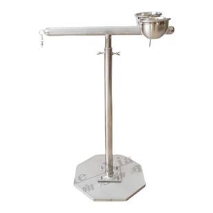 304鹦鹉外出携带架放飞架训练架鸟架鸟笼磨爪站杆小中大型专用