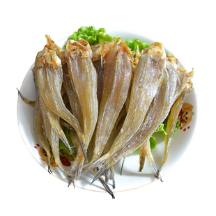 山东青岛特色淡晒生光鱼红娘鱼干黄花鱼干货下饭无头小咸鱼干海