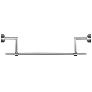 永固侧装7字型晾衣杆阳台固定304不锈钢壁挂家用石膏板吊顶晾衣架