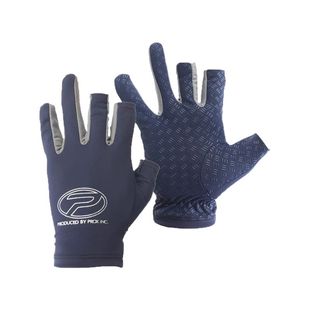 日本PROX普罗克斯防滑轻薄透气三指春秋夏季弹力专用路亚钓鱼手套