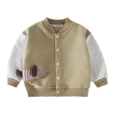 贝肽斯儿童2025年秋冬新品宝宝棒球服外套男童外出休闲上衣外套S