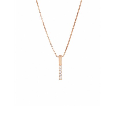 花伴长条几何简约大方清新项链