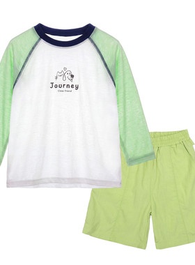 男童裤子儿童短裤夏薄款宝宝速干裤五分裤2026夏季新款中裤荧光色