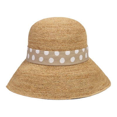 mrduck新款te细拉菲草帽女