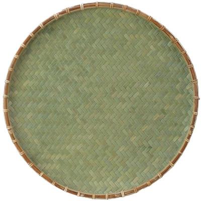 农家无孔手工竹装饰晾晒竹编簸箕